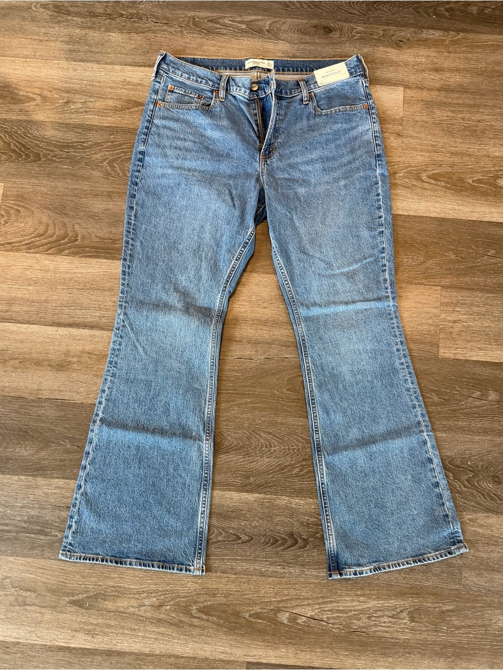 Abercrombie & Fitch Light Blue Flared Jeans